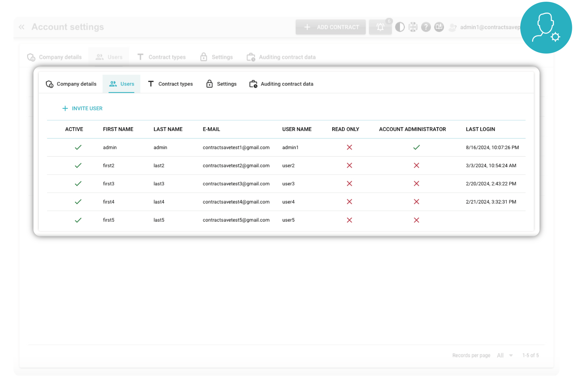 ContractSilo Dashboard