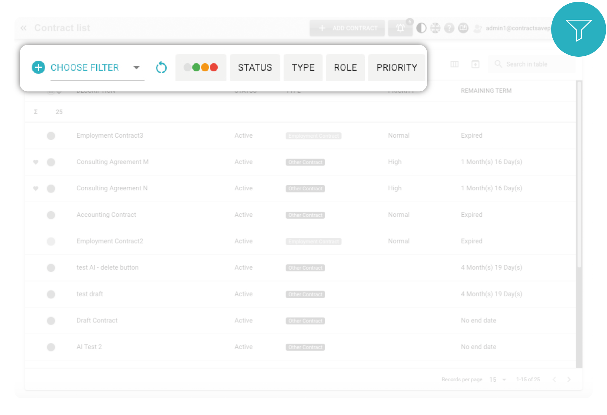 ContractSilo Dashboard