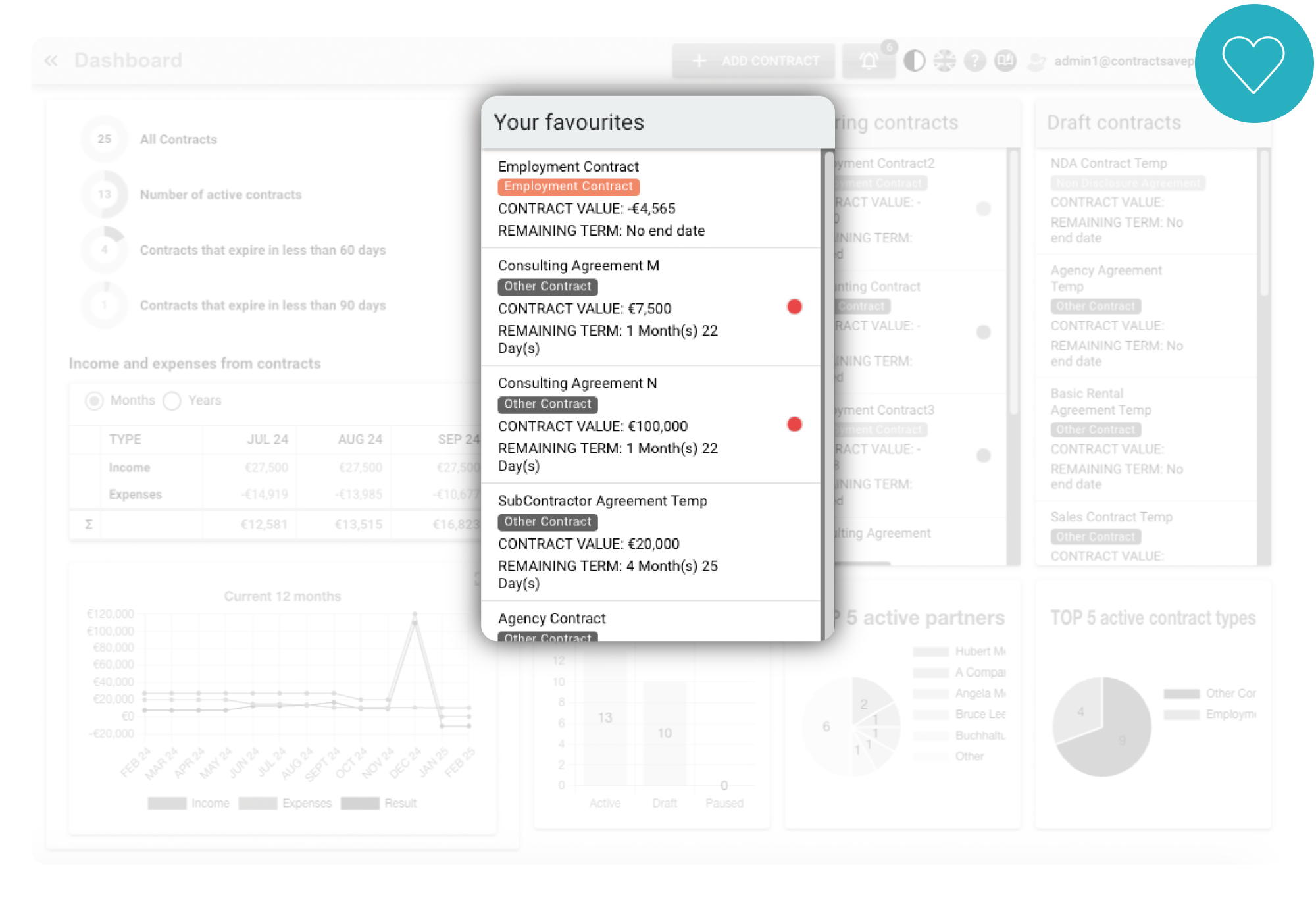 ContractSilo Dashboard