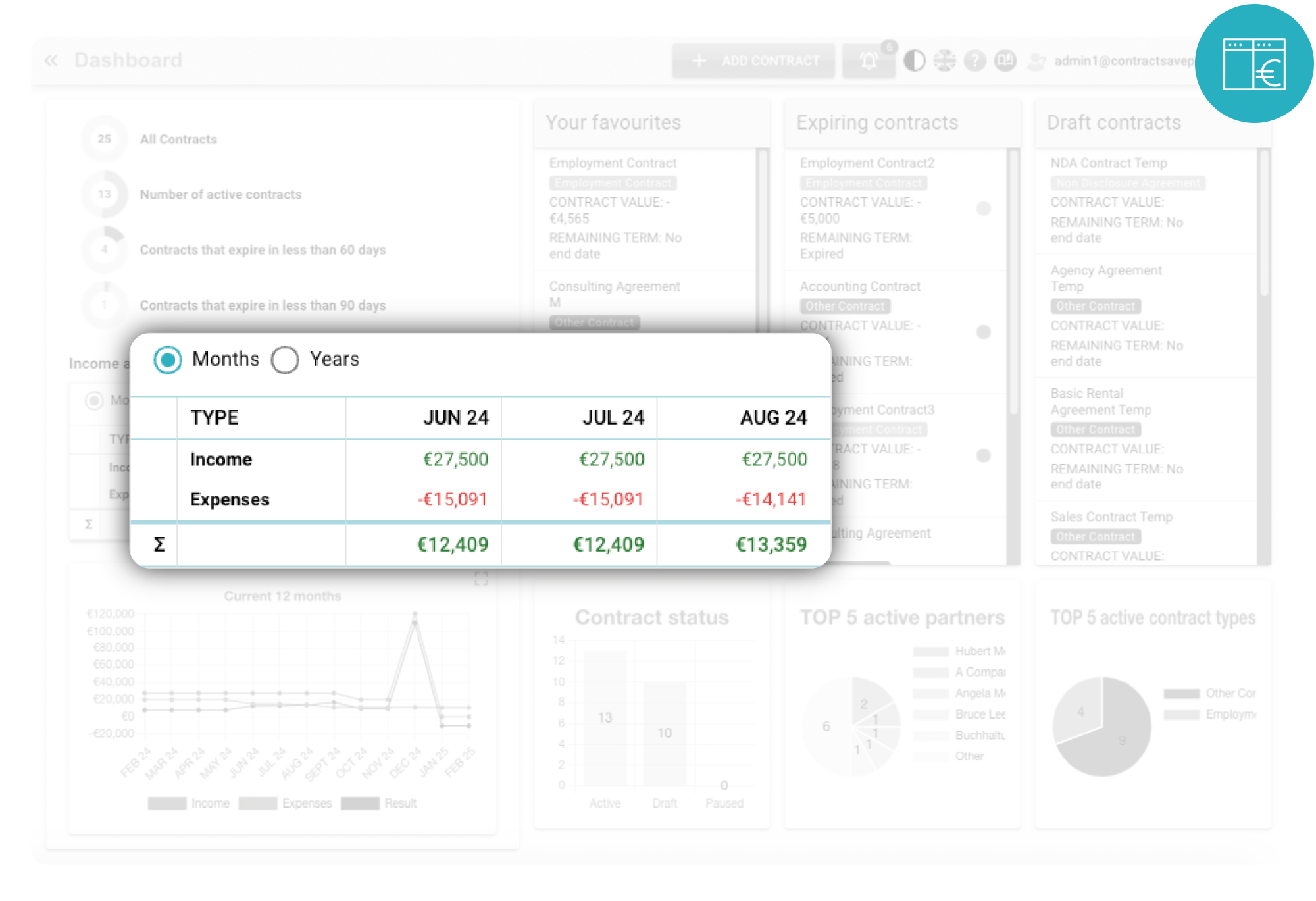 ContractSilo Dashboard